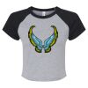 Women's Micro Rib Raglan Baby Tee Thumbnail