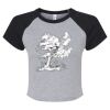 Women's Micro Rib Raglan Baby Tee Thumbnail