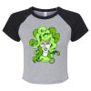 Women's Micro Rib Raglan Baby Tee Thumbnail