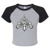 Women's Micro Rib Raglan Baby Tee Thumbnail