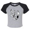 Women's Micro Rib Raglan Baby Tee Thumbnail