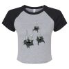 Women's Micro Rib Raglan Baby Tee Thumbnail