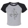 Women's Micro Rib Raglan Baby Tee Thumbnail