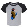 Women's Micro Rib Raglan Baby Tee Thumbnail