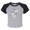 Women's Micro Rib Raglan Baby Tee Thumbnail