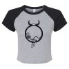 Women's Micro Rib Raglan Baby Tee Thumbnail