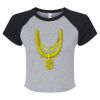 Women's Micro Rib Raglan Baby Tee Thumbnail