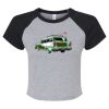 Women's Micro Rib Raglan Baby Tee Thumbnail