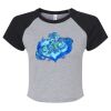 Women's Micro Rib Raglan Baby Tee Thumbnail