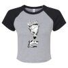 Women's Micro Rib Raglan Baby Tee Thumbnail