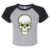 Women's Micro Rib Raglan Baby Tee Thumbnail