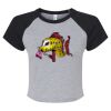Women's Micro Rib Raglan Baby Tee Thumbnail