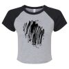 Women's Micro Rib Raglan Baby Tee Thumbnail