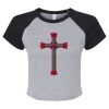 Women's Micro Rib Raglan Baby Tee Thumbnail