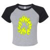 Women's Micro Rib Raglan Baby Tee Thumbnail