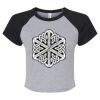 Women's Micro Rib Raglan Baby Tee Thumbnail
