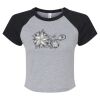 Women's Micro Rib Raglan Baby Tee Thumbnail