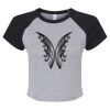 Women's Micro Rib Raglan Baby Tee Thumbnail