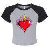Women's Micro Rib Raglan Baby Tee Thumbnail