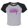 Women's Micro Rib Raglan Baby Tee Thumbnail