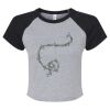 Women's Micro Rib Raglan Baby Tee Thumbnail