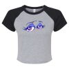 Women's Micro Rib Raglan Baby Tee Thumbnail