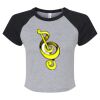 Women's Micro Rib Raglan Baby Tee Thumbnail
