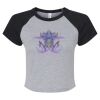 Women's Micro Rib Raglan Baby Tee Thumbnail