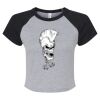 Women's Micro Rib Raglan Baby Tee Thumbnail