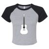 Women's Micro Rib Raglan Baby Tee Thumbnail