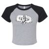 Women's Micro Rib Raglan Baby Tee Thumbnail