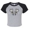 Women's Micro Rib Raglan Baby Tee Thumbnail