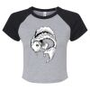 Women's Micro Rib Raglan Baby Tee Thumbnail