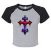 Women's Micro Rib Raglan Baby Tee Thumbnail