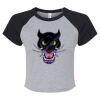 Women's Micro Rib Raglan Baby Tee Thumbnail