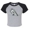 Women's Micro Rib Raglan Baby Tee Thumbnail