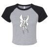 Women's Micro Rib Raglan Baby Tee Thumbnail