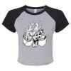 Women's Micro Rib Raglan Baby Tee Thumbnail