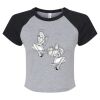 Women's Micro Rib Raglan Baby Tee Thumbnail