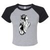 Women's Micro Rib Raglan Baby Tee Thumbnail