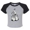 Women's Micro Rib Raglan Baby Tee Thumbnail