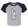 Women's Micro Rib Raglan Baby Tee Thumbnail