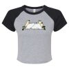 Women's Micro Rib Raglan Baby Tee Thumbnail