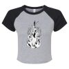 Women's Micro Rib Raglan Baby Tee Thumbnail