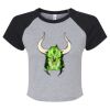 Women's Micro Rib Raglan Baby Tee Thumbnail
