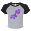Women's Micro Rib Raglan Baby Tee Thumbnail