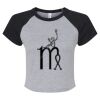 Women's Micro Rib Raglan Baby Tee Thumbnail