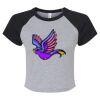 Women's Micro Rib Raglan Baby Tee Thumbnail