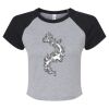 Women's Micro Rib Raglan Baby Tee Thumbnail