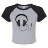Women's Micro Rib Raglan Baby Tee Thumbnail